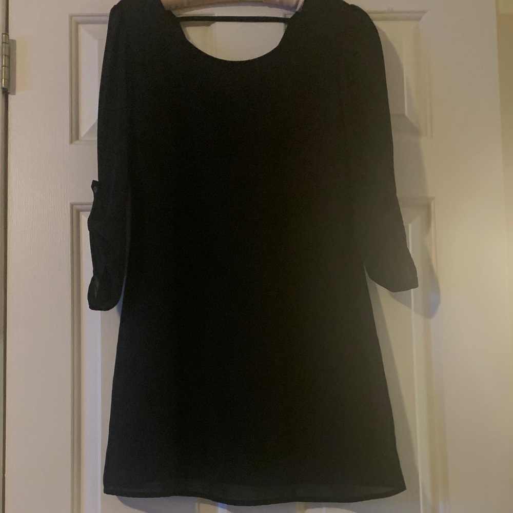 Speechless Elegant Black Midi Dress